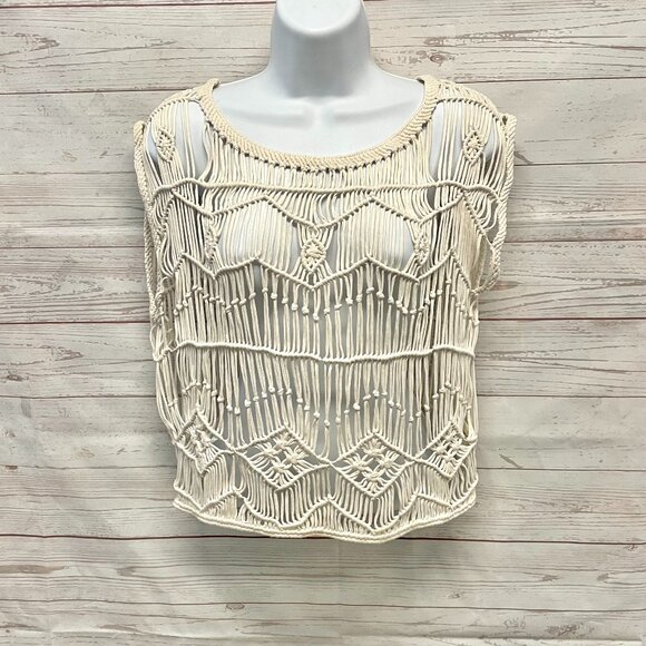 Denim & Supply Ralph Lauren Tops - Ralph Lauren Denim Supply Cotton Macrame Top